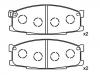 剎車片 Brake Pad Set:MB259949