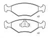 剎車(chē)片 Brake Pad Set:5882984