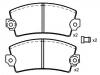 Brake Pad Set:4 320 271