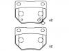 Brake Pad Set:44060-04U86